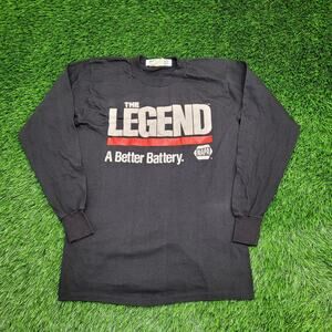 Vintage NAPA Battery Shirt Small 18x26 Black